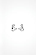 Dented Ear - Studs In Sterling Silver